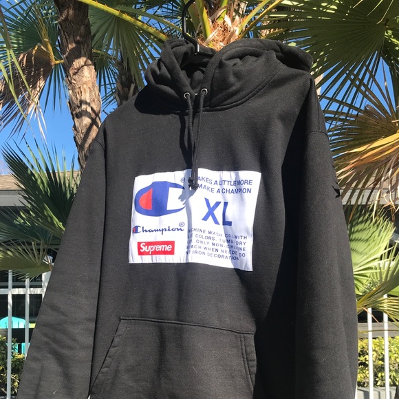 supreme hoodie poshmark